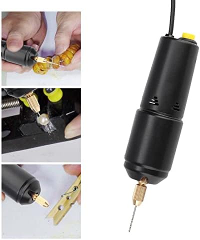 Pin Vise Hand Drill, for Jewelry Making, Manual Craft Electric micro Drill Sharp HSS Micro Mini Drill Bits Set, Precision Small Hand Drill For, Ro...