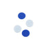 HPLC Pre-slit 9-425 Screw Thread Vial Blue Caps, 9mm, Blue PTFE/White Silicone Septa, 100 pcs/pk...