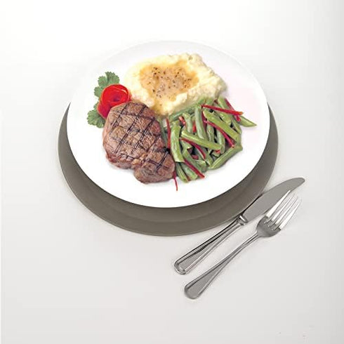 Progressive Prep Solutions 12 in. W x 12 in. L Gray Microwave Mat...