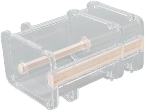 Transparent Visible Packaging Tape Dispenser Cutter Roll Tape Holder Organizer Desktop Office Tape Holder DIY Sticker Roll Tape Cutter Holder Stor...