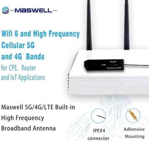 Internal Antenna triple band WiFi for wimax zigbee bluetooth wifi 2.4G wifi 5G wifi 6 and Cellular 5G 4G LTE Bands High Gain ipex 10cm...
