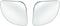 Blind Spot Mirror,Fan Shape Curved Car Blind Spot Mirror,Blind Spot Convex Car Mirror,Frameless 360° Adjustable Convex Rear View Mirror,Side Mirro...