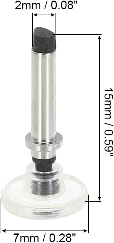 MECCANIXITY 25pcs 7mm Stylus Pen Disc Fine Tips Universal Replacement High Precision for Stylus Pen Capacitive Touch Screen Devices...