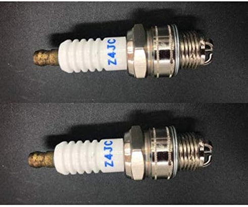 2PCS High performance 3 Prong Spark Plug M4×1.25, Z4JC for 2 stroke engine kits 66cc/80cc gas motorized bicycle...