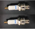 2PCS High performance 3 Prong Spark Plug M4×1.25, Z4JC for 2 stroke engine kits 66cc/80cc gas motorized bicycle...