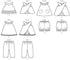 McCall Pattern Company M6912 Infants Reversible Top Dresses Bloomers and Pants, Size YA5...