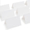 AZAZA 50 Pcs White Blank Place Cards - Textured Table Tent Cards Seating Place Cards for Weddings Banquets Dinner Parties 2.5" x 3.75"...