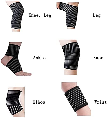 Calf Splint Compression Wra Bandage Sleeve for Lower Leg Pain Relief, Shin Splint Guard Plus Size Extra Long, One Size Fit Most, black, X-Large...