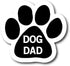 Magnet Me Up: Dog Dad Pawprint Magnet Decal - 5 Inch, Heavy-Duty Automotive Magnet for Car, Truck, SUV - Express Your Proud Pet Parenthood with Th...