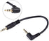 beler 0.4ft 10cm Short Right Angle 3.5mm Male to Male 3.5mm Aux Audio Cable...