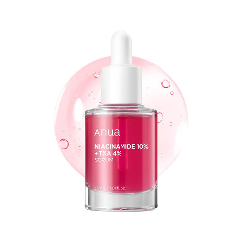 Anua 10% Niacinamide+ 4% Tranexamic Acid Serum, Ceramide, Hyaluronic Acid, Vitamin B12 natural color, for Sensitive skin, Korean Glass Skin, Fragr...