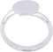 20pcs Stainless Steel 10mm Circle Pad Ring Bezel Blanks DIY Adjustable Fingerring Base Settings for Jewelry Making (Plain Steel)...