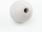 100 Painted White Wood Beads 20mm or 3/4 Inch Wood Beads with 3mm Hole...