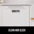 Gorilla Grip Clean and Dirty Dishwasher Magnet Sign, Optional Adhesive, Magnetic Kitchen Decor, Easy Read, Non-Scratch, Heavy Duty Shutter Slide M...