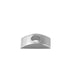 12pcs M8 Solid Half Moon Nuts Washer Spacer Furniture Hardware Accessories for Furniture Connect (Length 27mm x Width 14mm), Silver...