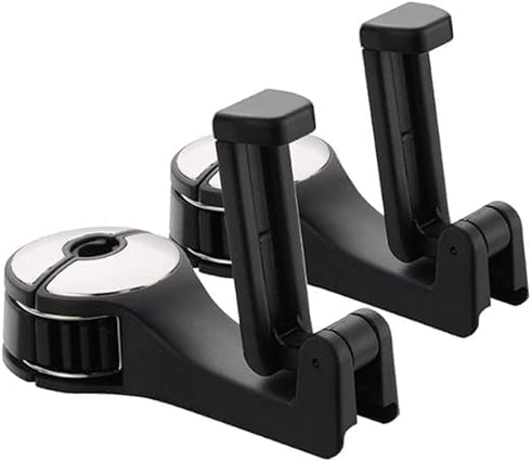 Upgraded 2 Pack Car Headrest Hidden,Hook 2 in 1 Car Seat Hooks with Phone Holder for Purse, Backpacks,Toys, Auto Bag Holder, Car Bag Hook,and Even...