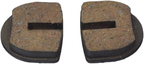 AlveyTech Rounded Disc Brake Pads for Mini Bike Standard & YK2 Flame Caliper (2-Pad Set) - Parts for 79cc 97cc Motovox MBX10 MBX11 Gas, Razor MX50...
