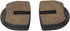 AlveyTech Rounded Disc Brake Pads for Mini Bike Standard & YK2 Flame Caliper (2-Pad Set) - Parts for 79cc 97cc Motovox MBX10 MBX11 Gas, Razor MX50...