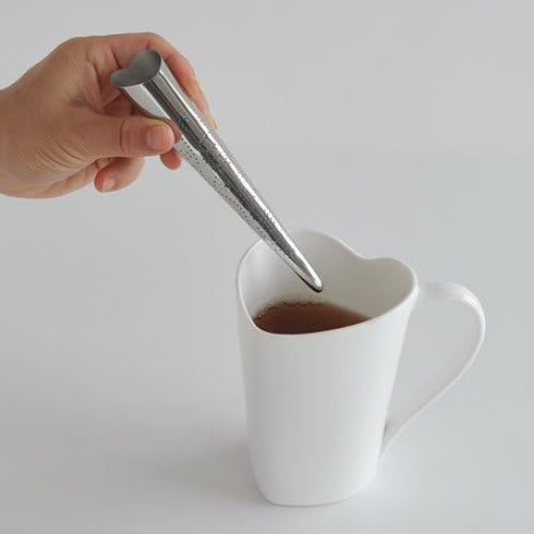 Alessi "You" Tea infuser in 18/10 Stainless Steel Mirror Polished, Silver...