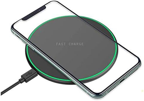 15W Wireless Charger Fast Charging Pad Slim Quick Charge Compatible with LG Velvet 5G, V30, G6 Phones...