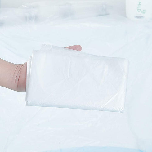 10 Pack Disposable Bathtub Cover Liner, Ultra Large Bathtub Liner Plastic Bag for Salon, Household and Hotel Bath Tubs (90x47 Inch)...