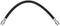 Dynamic Friction Company Rear Upper Right Brake Line Hose 350-76230 For 2007-2021 Toyota Tundra, 2013-2017 Lexus LX570, 2013-2017 Toyota Land Crui...