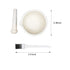 2pcs 2.36inch Ceramics Spice Mill Grinder Set Bowls with Brushes, Handheld Seasoning Mills Grinder, Pill Crusher, Kitchen Mortar and Pestle Tools ...