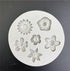 1Pc 3D Mini Daisy Flower Molds Silicone Resin Fondant Mold Flower Shape Pastry Baking Molds Cake Decorating Tools DIY Chocolate Candy Cake Decor A...