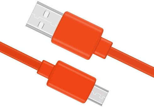 Replacement Tour Flat Charging Power Cable Cord Compatible Charge 3, Charge 2, Flip 4, Pulse 2, Flip 2, Flip 3, Pulse, Go, Clip plus, Clip, Micro ...