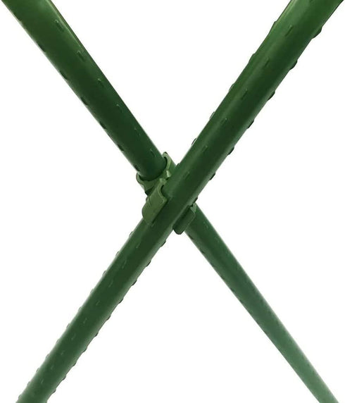 50X Plant Trellis Cane Connector, Climbing Rattan Stent Accessories Plant Connector Stake Clip for Garden Orchard Tomato Cage 11mm (7/16 inch)...