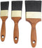 Edward Tools 3 Piece Paint Brush Set - All Purpose Paint Brushes - Wood Handle - Interior/Exterior - Can be Used with All Types of Paint - 1 1/2”,...