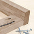 Solid Wood Pocket Hole Plugs and Pocket Hole Screws for Pocket Hole Jig Woodworking Tool ?50 Pack?...