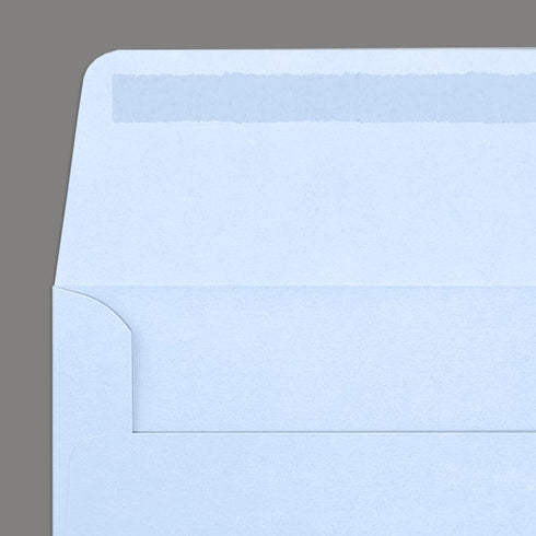 LUXPaper #10 Business Window Envelopes | 4 1/8" x 9 1/2" | Baby Blue | 80lb. Text | 50 Qty...