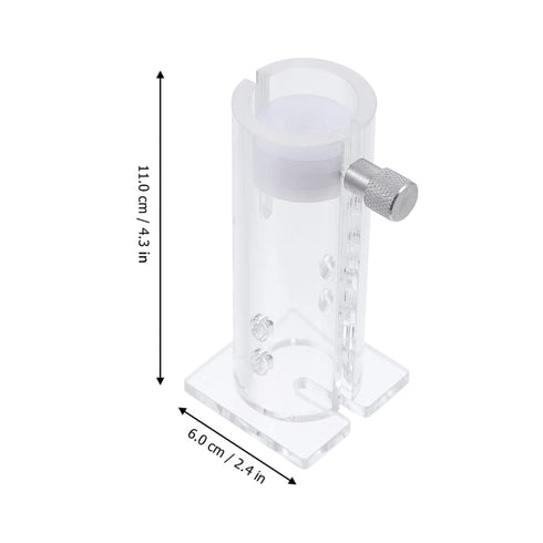 1pc Mouse Holder Mice Restrainer Clamp Stand Abdominal Injection Mice Cages Lab Equipment Retainers Organic Glass Mice Fixing Tool Acrylic...