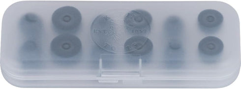 Klein Tools 69475 Ear Tips for Klein Tools AESEB1S Situational Awareness Bluetooth Earbuds, 3 Pairs Each of Replacement Memory Foam and Silicone T...