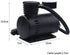 Electric Air Pump Portable Mini Air Compressor Bike Tire Infaltor Pump 12V 300 PSI Foot Pump Tyre Pumps for Cars...