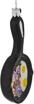 Noble Gems Glass Frying Pan Ornament, 5-Inch, Christmas...