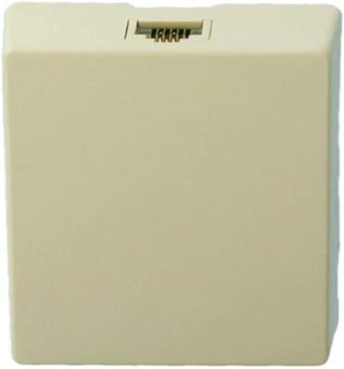 Leviton 6P4C Screw Terminal, Type 625A2 Surface Mount Jack, 4625A-24I, Ivory...