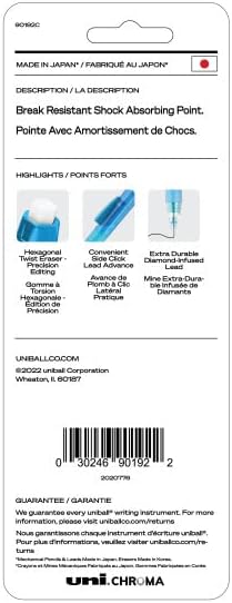 uni-ball CHROMA Mechanical Pencil Starter Kit, 0.7mm, HB #2, Assorted Barrels, 2 Count...