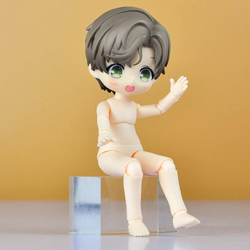 YMY OB11 Doll Body Normal Size GSC BJD Doll Body Joint Movable Doll Model Action Figure ?Milky White-9.6cm?...