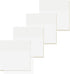 iKyce Transparent Sticky Notes Large?4 x 4 inch Translucent Self-Sticky Notes Wide, 200 Sheets Waterproof Clear White reading stickies, 50 Sheets ...