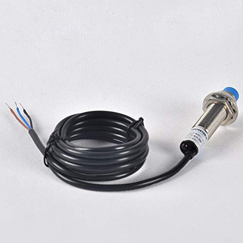 2pcs DC 5V NPN NO M12 4mm Sensor LJ12A3-4-Z/BX Inductive Proximity Sensor Switch for 3D Printer CNC Z Probe auto Bed Leveling...