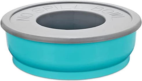 Good2Go Blue No-Spill Dog Bowl, One Size Fits All...