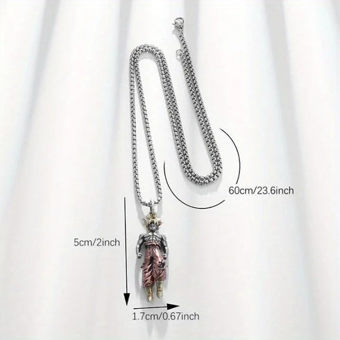 new Anime stainless steel DBZ sayin dragon Necklace Cadena 2024, yellow, red, silver...