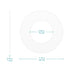 stonylab Gasket Silicone Seals, 5 Pack Clear O-Ring Sealing Silicone Gasket with 15 mm ID and 30 mm OD for Lab Electrochemical Cell Accessory...
