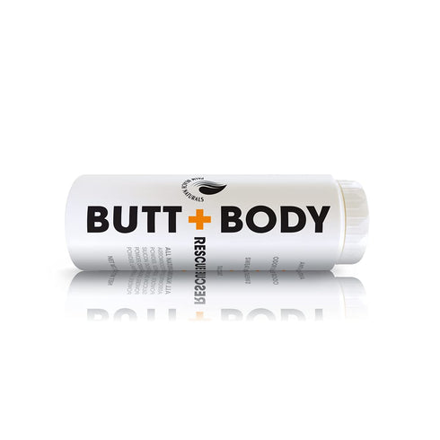 Butt & Body Rescue Powder - Whole Body Deodorant - Naturally Protects Skin & Eliminates Chafing, Rubbing, Sticking & Odors. No Talc. Made in USA -...
