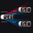 Blind Spot Mirror, Amfor HD Glass Convex Lens Frameless Adjustable Blind Spot Mirror for All Universal Vehicles Car Stick-on Design (2 PCS) (Recta...