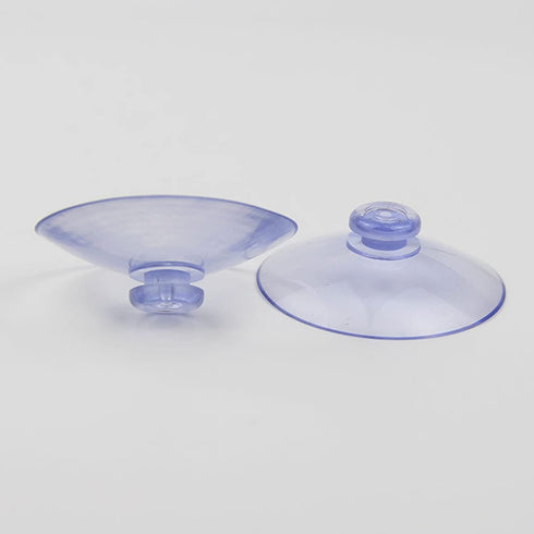 20Pcs Clear Suction Cups with Hooks PVC Plastic Transparent Sucker Hanger Industrial Hooks for Daily Home Decoration and Organization,Storage and ...