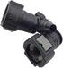 Pack of 2 Female Bundy to Hose Barb Fuel Line Quick Connector (90° 3/8 to 5/16)...