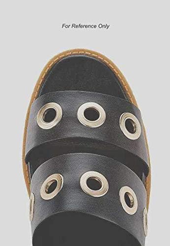 CRAFTMEMORE Metal Push Snap Together Grommet Flat Surface Snap Rings Eyelet O-Rings Purse Loop Easy Installation Pack of 4 (17mm (11/16"), Brushed...